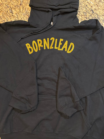 Born2Lead Classic Black Hoodie
