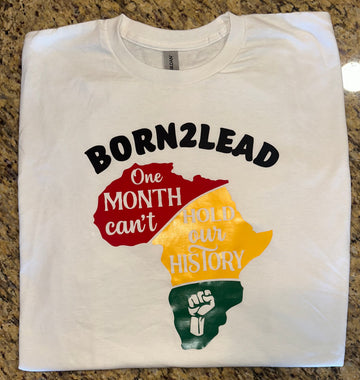 B2L ‘One Month’ Multi White T-Shirt