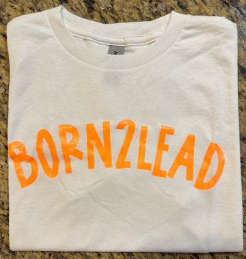 Born2Lead Classic White Youth T-Shirt