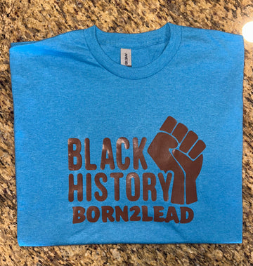 B2L Black History Blue T-Shirt