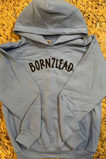 Born2Lead Classic Youth Blue Hoodie