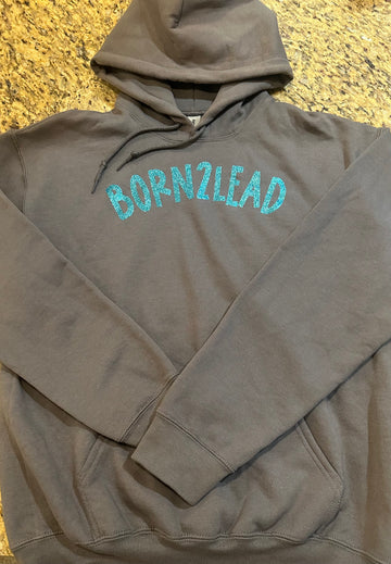 Born2Lead Classic Grey Hoodie