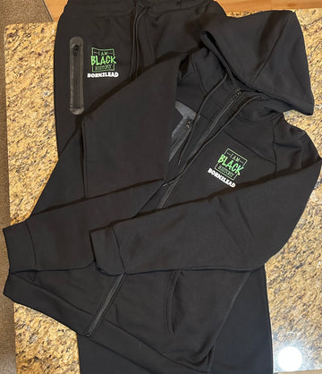 B2L ‘I Am Black History’ Green Jumpsuit