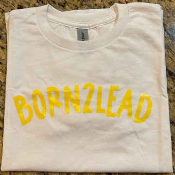 Born2Lead Classic White Youth T-Shirt