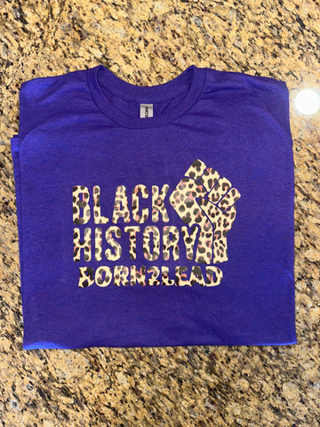 B2L Black History Purple T-Shirt