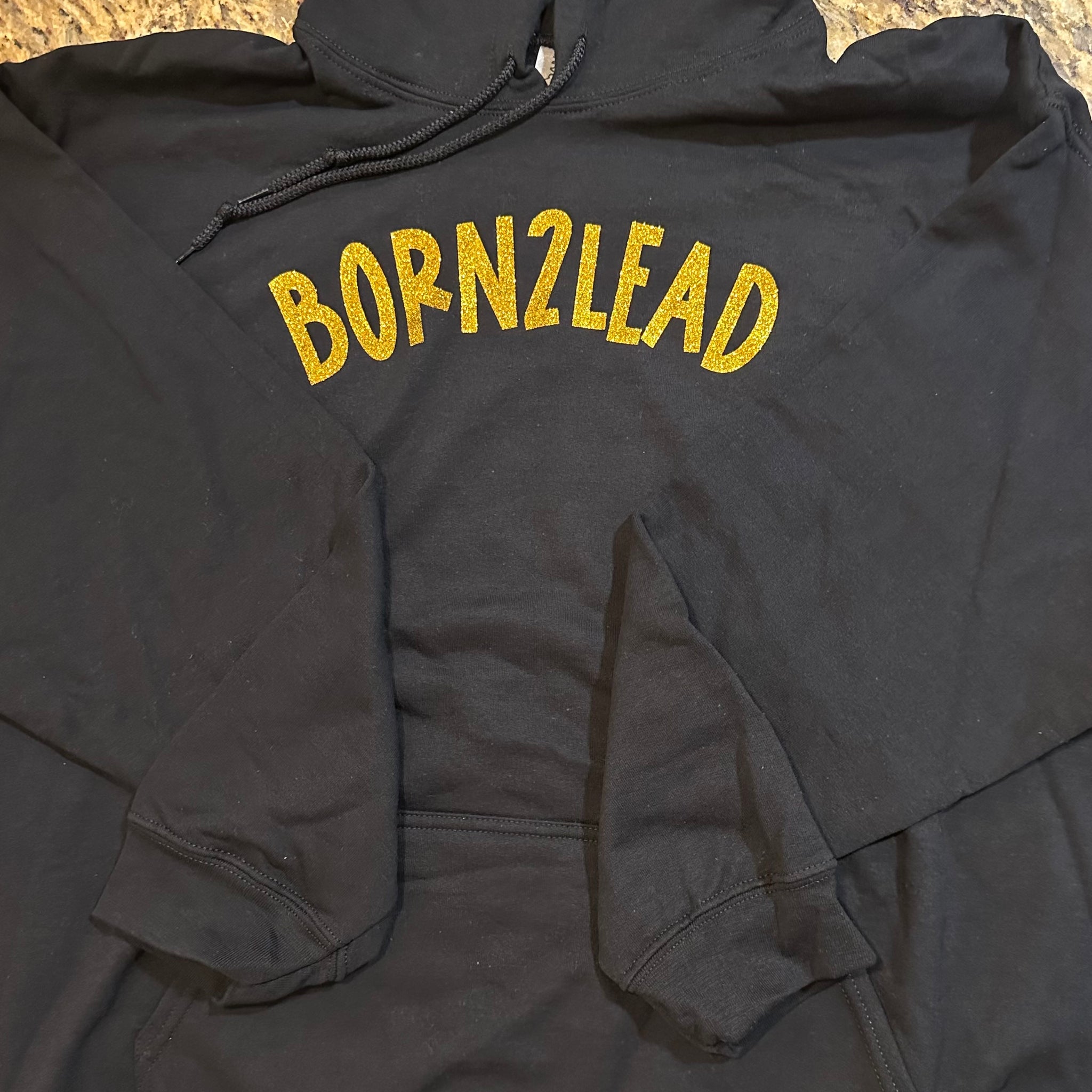 Born2Lead Classic Black Hoodie