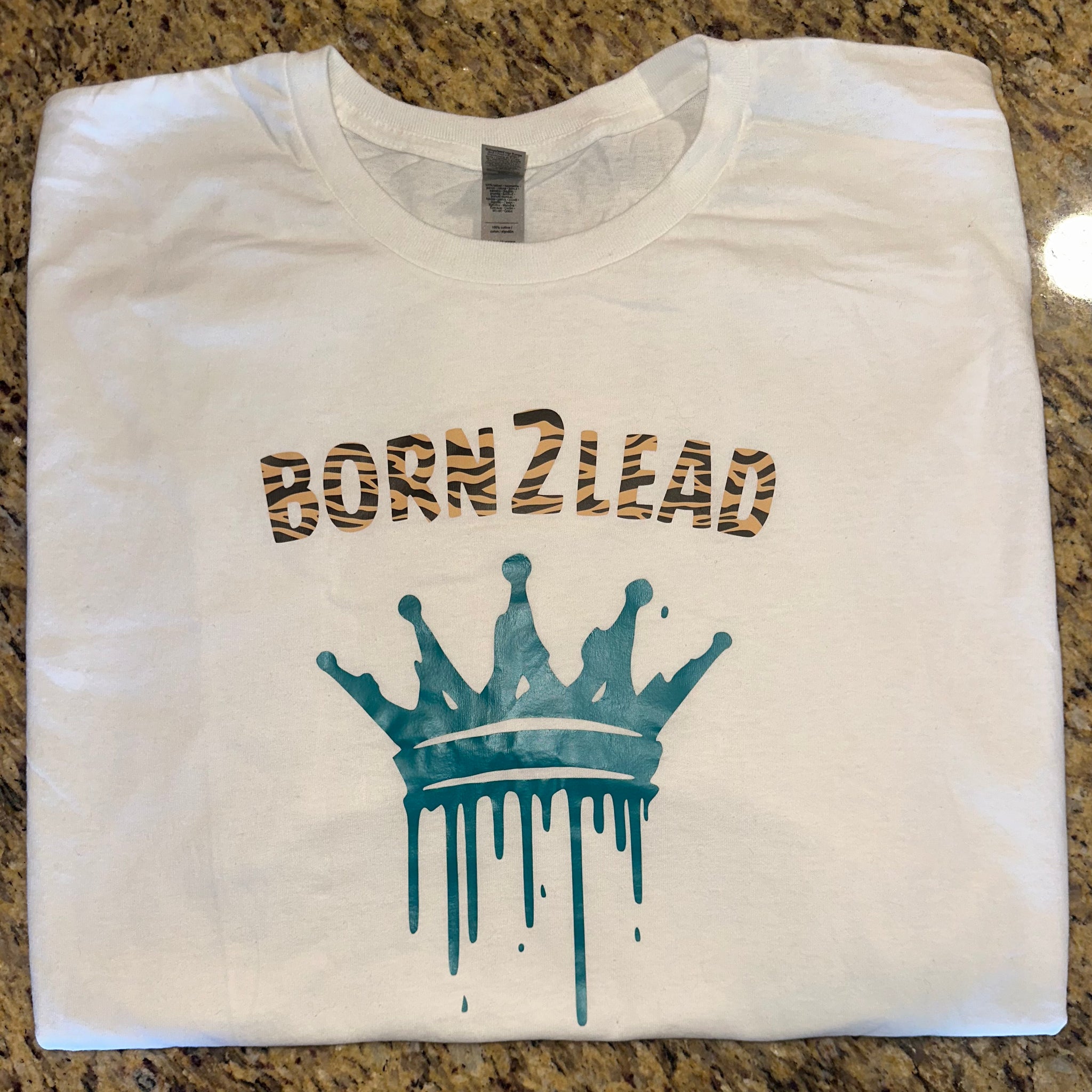 B2L Classic Teal Crown White T-Shirt