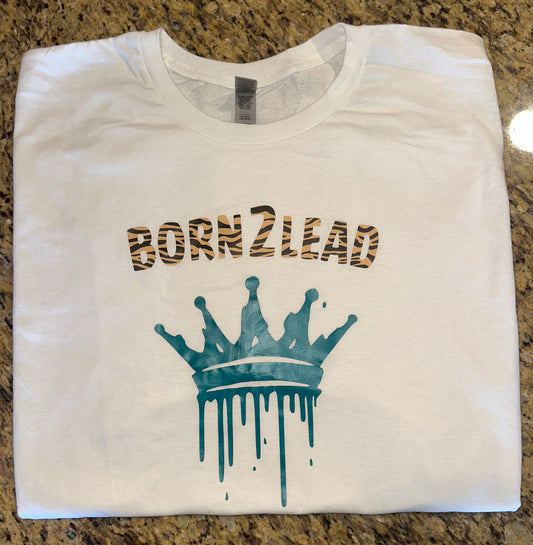 B2L Classic Teal Crown White T-Shirt