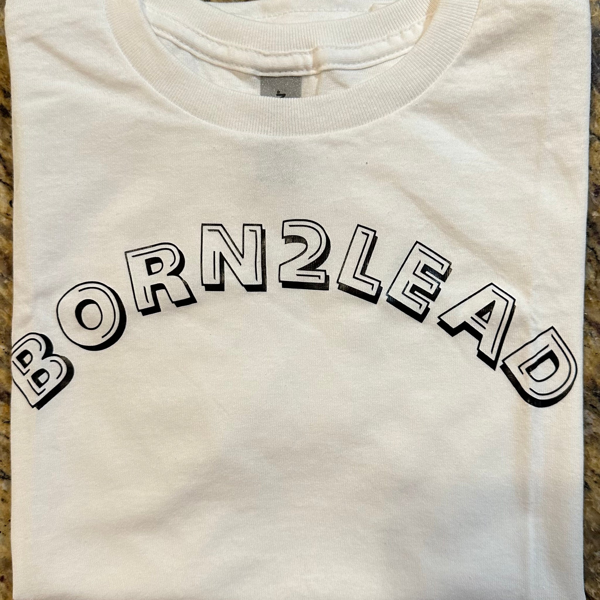 Born2Lead Classic White Youth T-Shirt