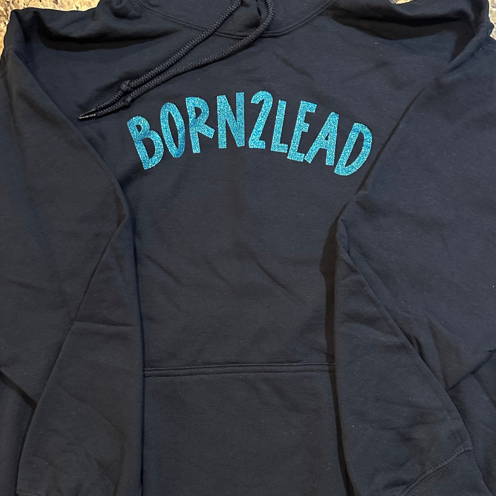 Born2Lead Classic Black Hoodie