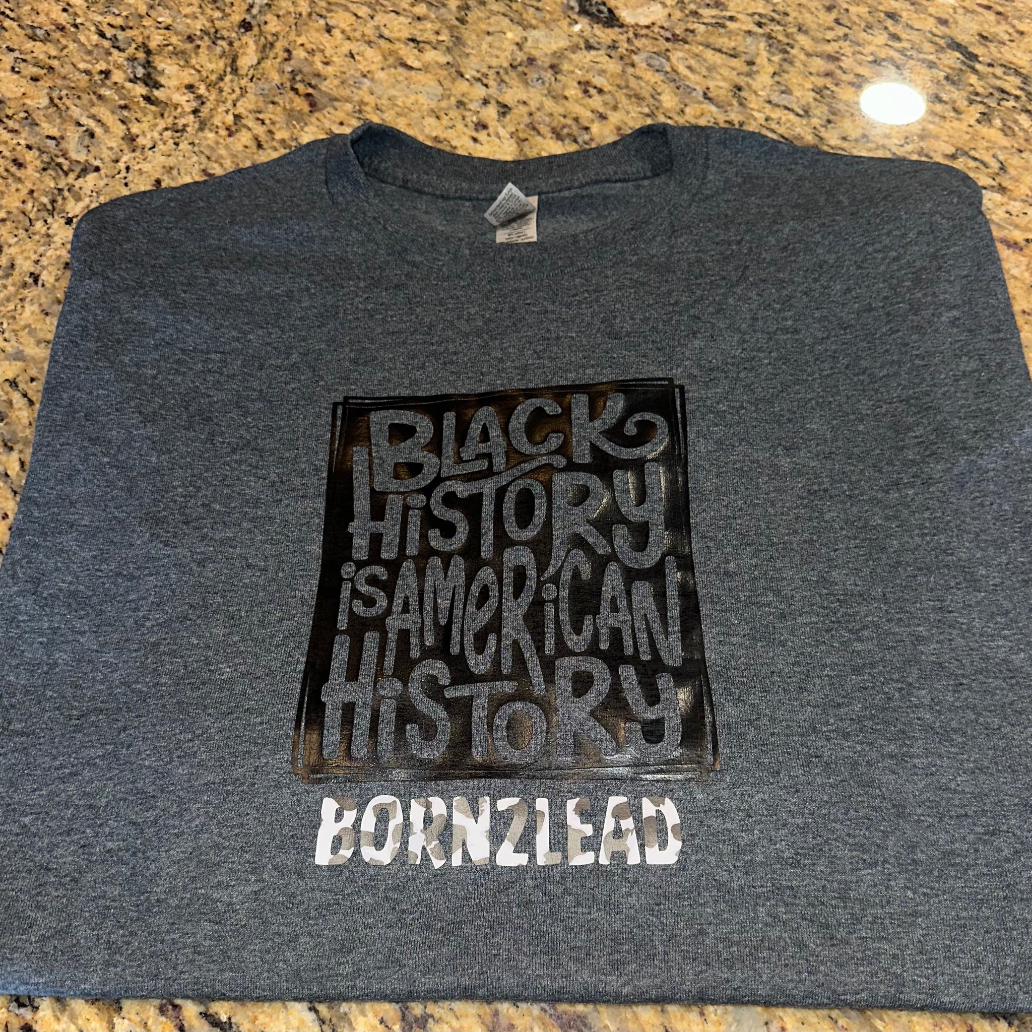 B2L Black History Grey T-Shirt