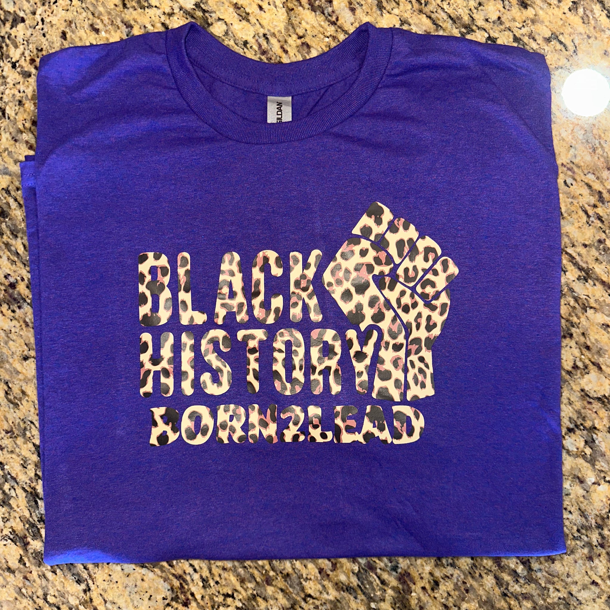 B2L Black History Purple T-Shirt