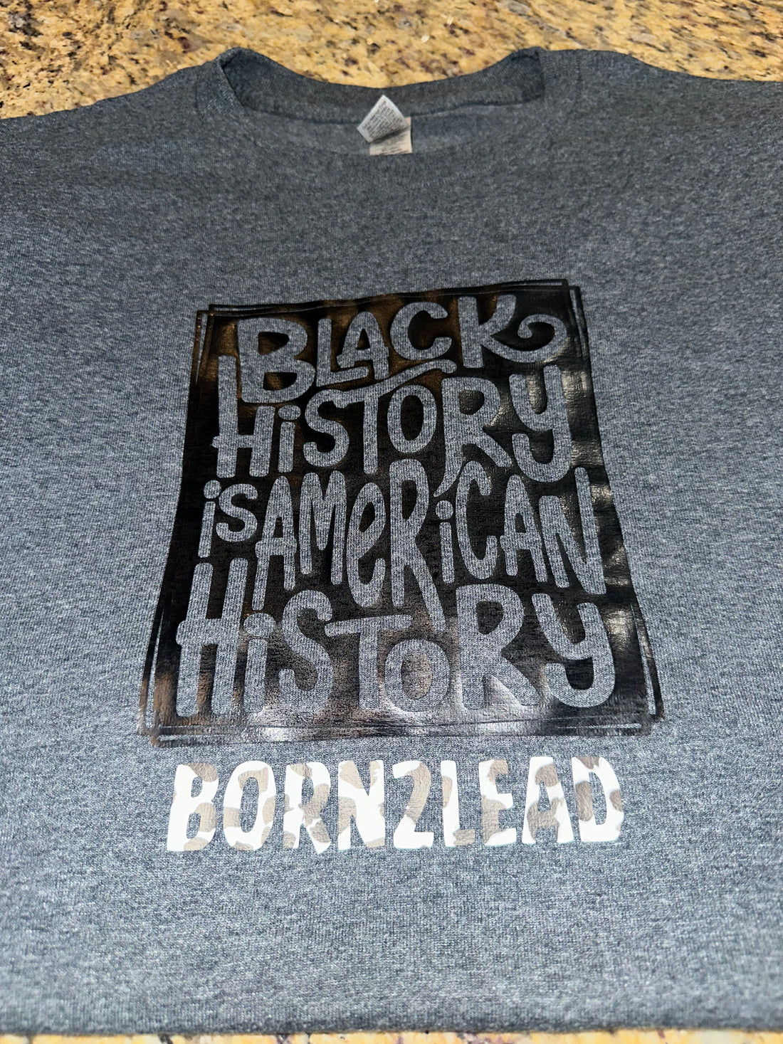 B2L Black History Grey T-Shirt